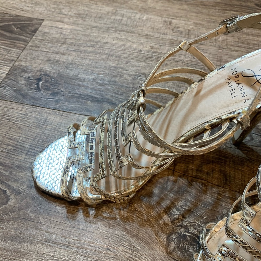 Adrianna Papell Emmanuelle Snakeskin High Heel - Picture 4 of 14